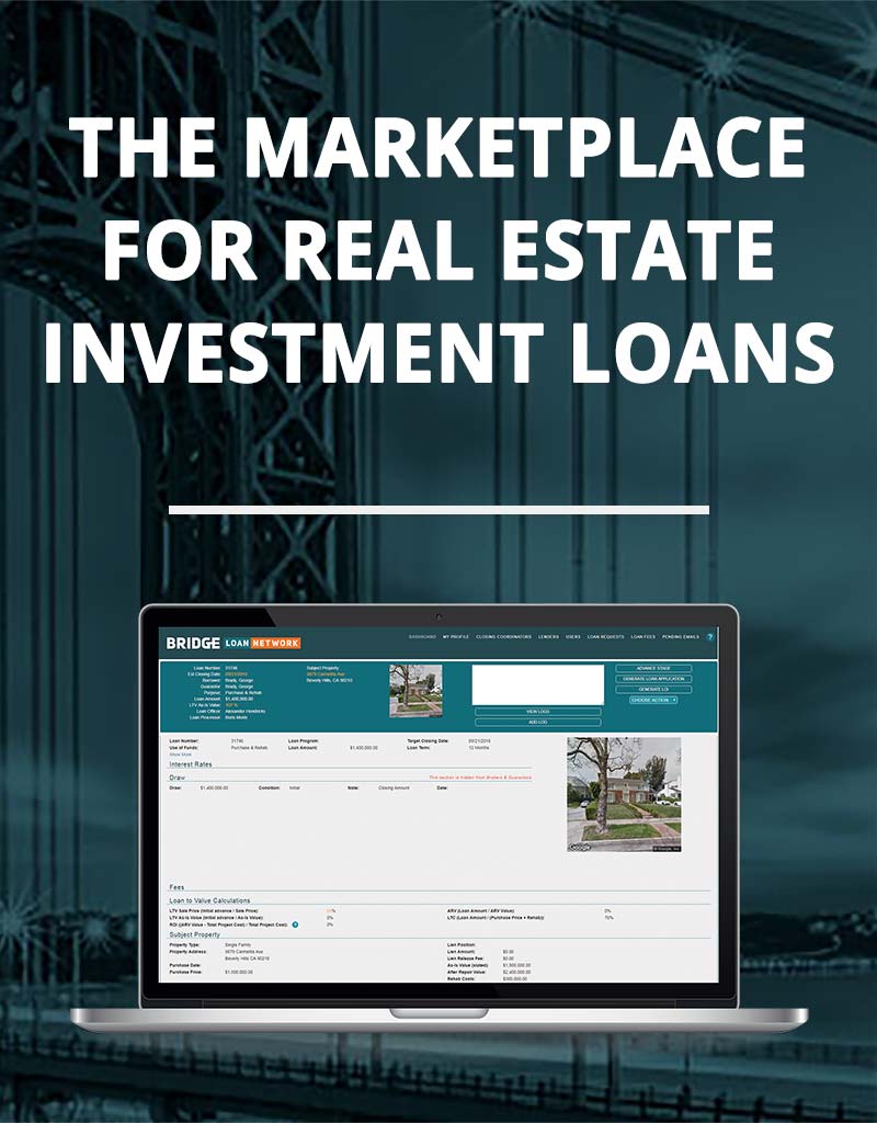 The Marketplace for Real Estate Investment Loans