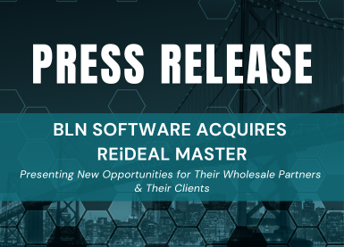 BLN SOFTWARE ACQUIRES REiDEAL MASTER